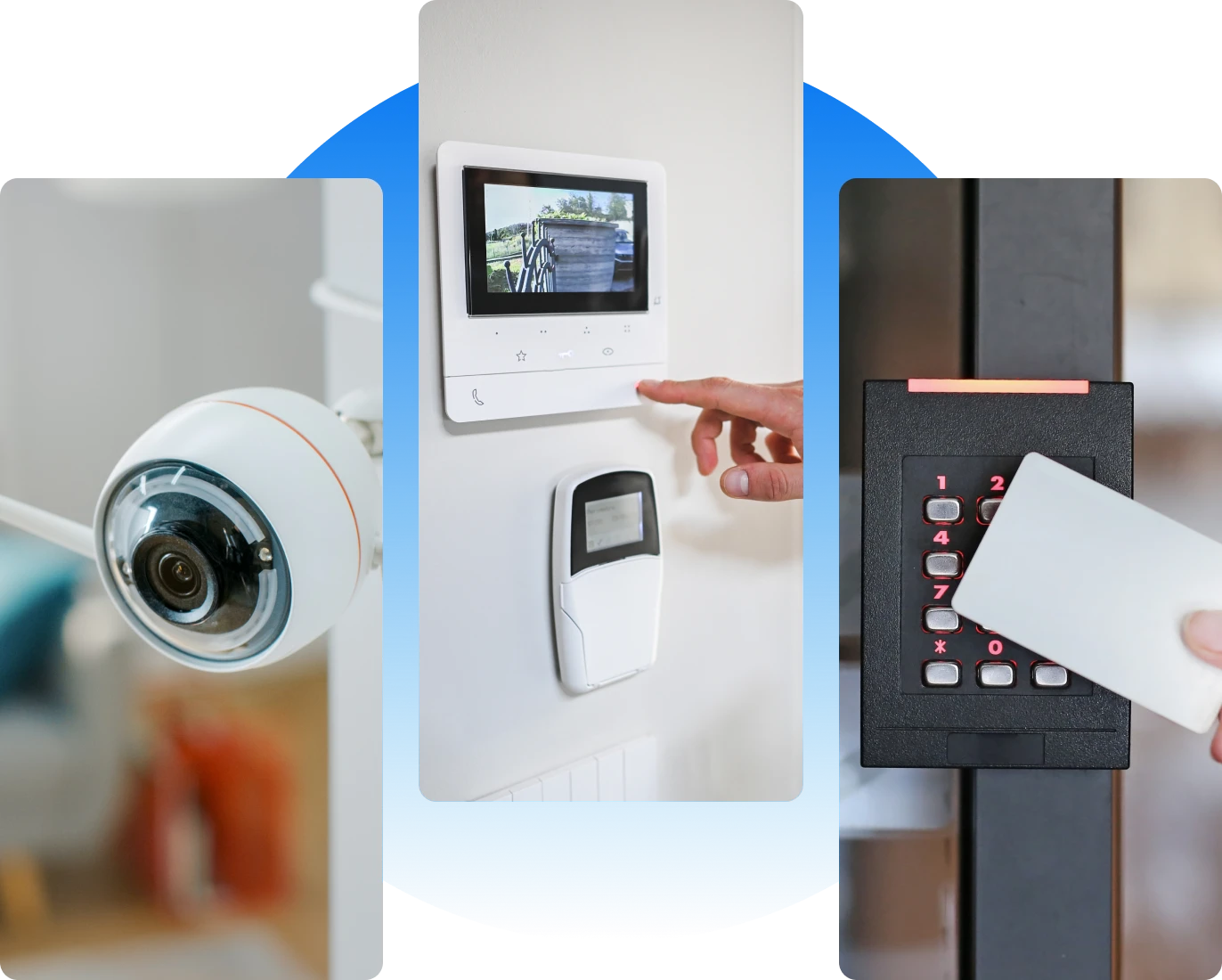 Home security devices setup